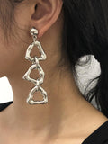 Wjczt 2024 New Baroque Vacation Vintage Alloy Earrings