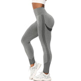 Wjczt Seamless Push Up Scrunch Gym Leggings Smile Butt Line Booty Enhance High Waist Breathable Yoga Pants Workout Cllothing