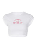 Wjczt Summer White Sexy Women's T-shirt Clothese Short Sleeve O-Neck Crop Top Letter Embroidery T Shirt Female Streetwear Cropped Tops