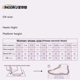 Wjczt Punk Wind Fashion High Heels Large Size Metal Buckle with Women's Shoes Summer Sandals New Large Size 42 Zapatos De Mujer Pumps