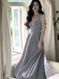 Wjczt Korean Elegant Midi Dresses for Women 2023 Summer New Evening Party Fashion Slim Female Vestidos Casual 1-piece Bandage Clothes