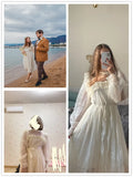 Wjczt - Vintage Women EU style wedding dress 60S Clothes Streetwear Prom Dresses летнее вечернееплатье vestidos mujer платье винтаж