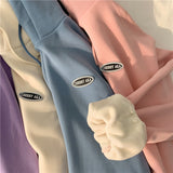 Wjczt  8 Solid Colors Basic Hooded Women's Sweatshirt Velvet Thicken Zip-up Hoodies BF Fashion Vintage Pockets Streetwear S-L