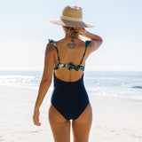Wjczt Sexy New Ruffle One Piece Swimsuit Off The Shoulder Swimwear Women Swimsuit Deep-V Bathing Suits Beach Wear Swim Suit