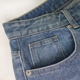 Wjczt Mid-waist jeans women's retro denim wide-leg pants new fashion loose street trousers casual washed mother's pants autumn
