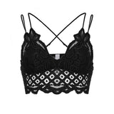 Wjczt y2k Cute Sweet Crop Top Lace Backless V Neck Mini Vest Vintage Grunge Fairycore Corset Sweats Women Holiday Camis Chic