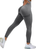 Wjczt Women Seamless Workout Leggings High Waist Push Up Leggings Ladies Sexy Gym Legging Fashion Black Sports Leggings