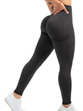 Wjczt Women Seamless Workout Leggings High Waist Push Up Leggings Ladies Sexy Gym Legging Fashion Black Sports Leggings